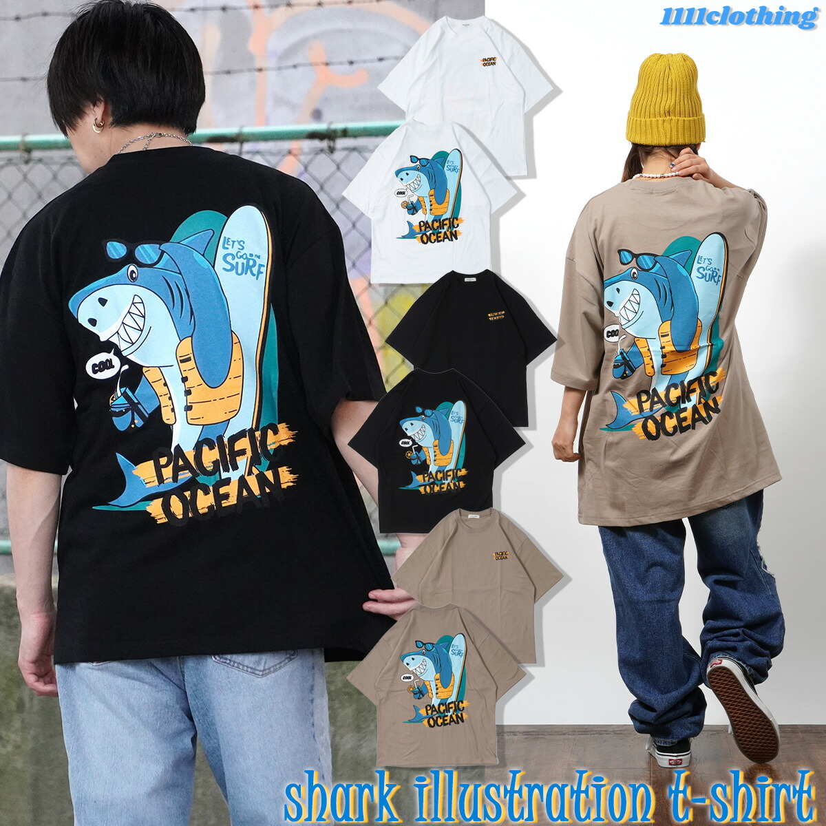 サメ tシャツ メンズ[品番：OCGW0002600]｜ONE 4 PREMIUM