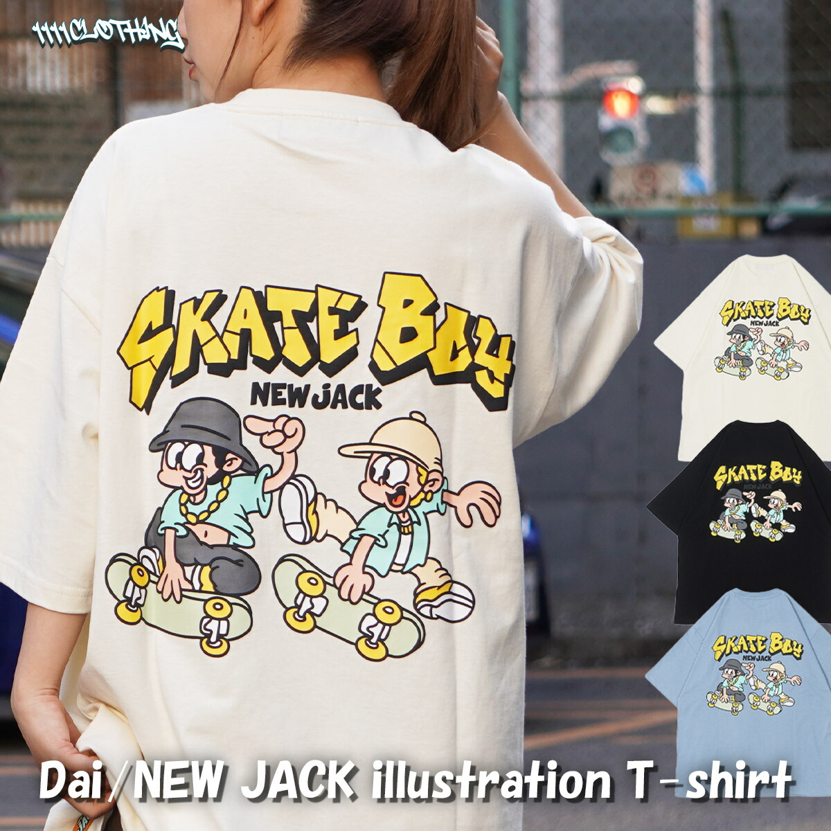 Tシャツ レディース 半袖Tシャツ[品番：OCGW0003091]｜ONE 4