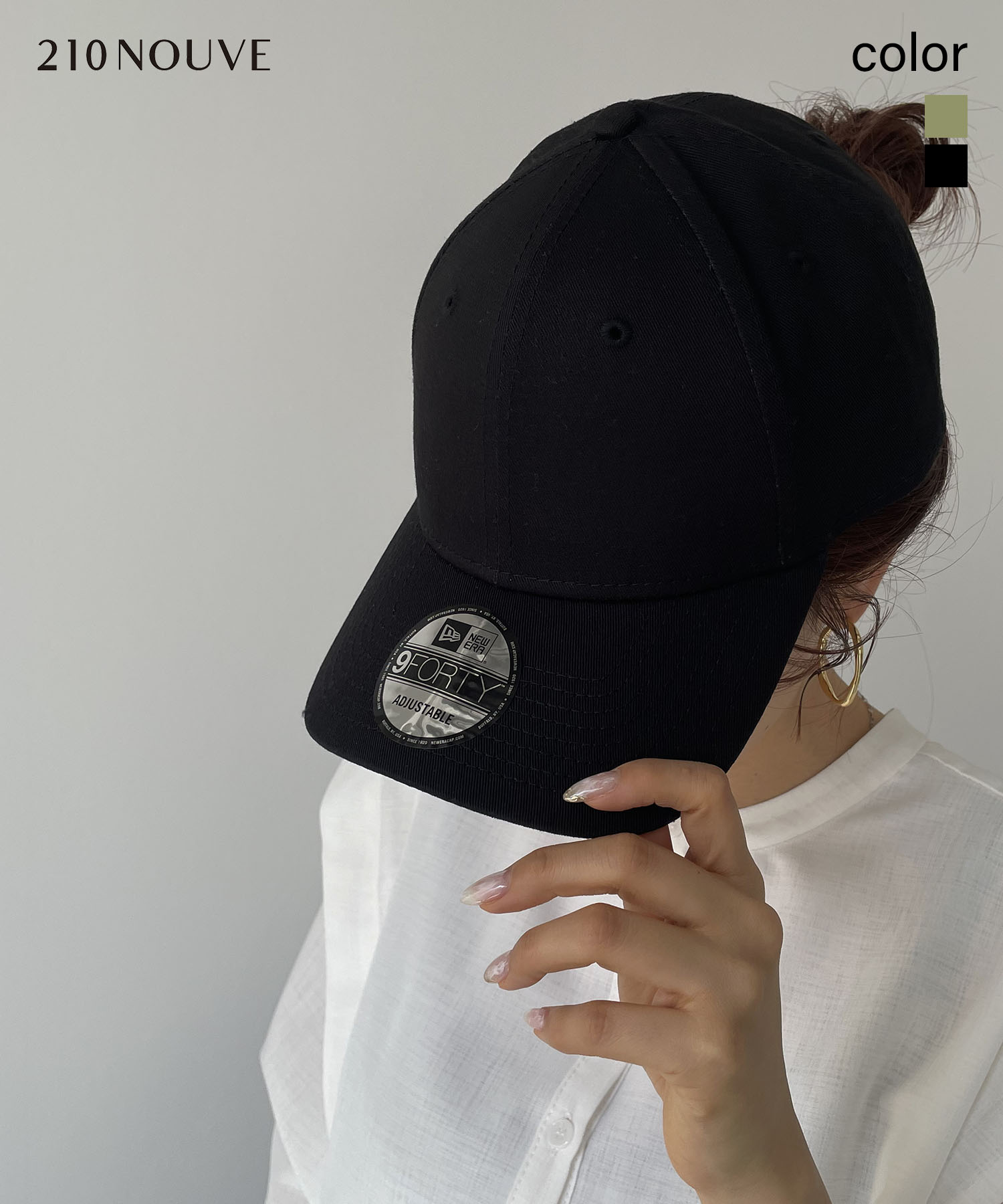 NEW ERA】9FORTY無地キャップ [品番：KTKW0010047]｜210nouve（トゥージュヌーブ）のレディースファッション通販｜SHOPLIST（ショップリスト）