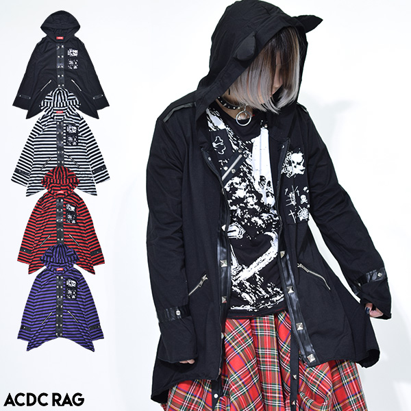 スタッズパーカー 原宿系 ファッション 品番 Acdw Acdcrag エーシーディーシーラグ のレディースファッション 通販 Shoplist ショップリスト