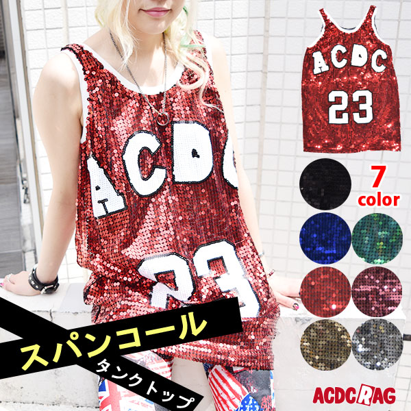 スパンコール23タンクトップ スパンコール 衣装 品番 Acdw Acdcrag エーシーディーシーラグ のレディースファッション通販 Shoplist ショップリスト