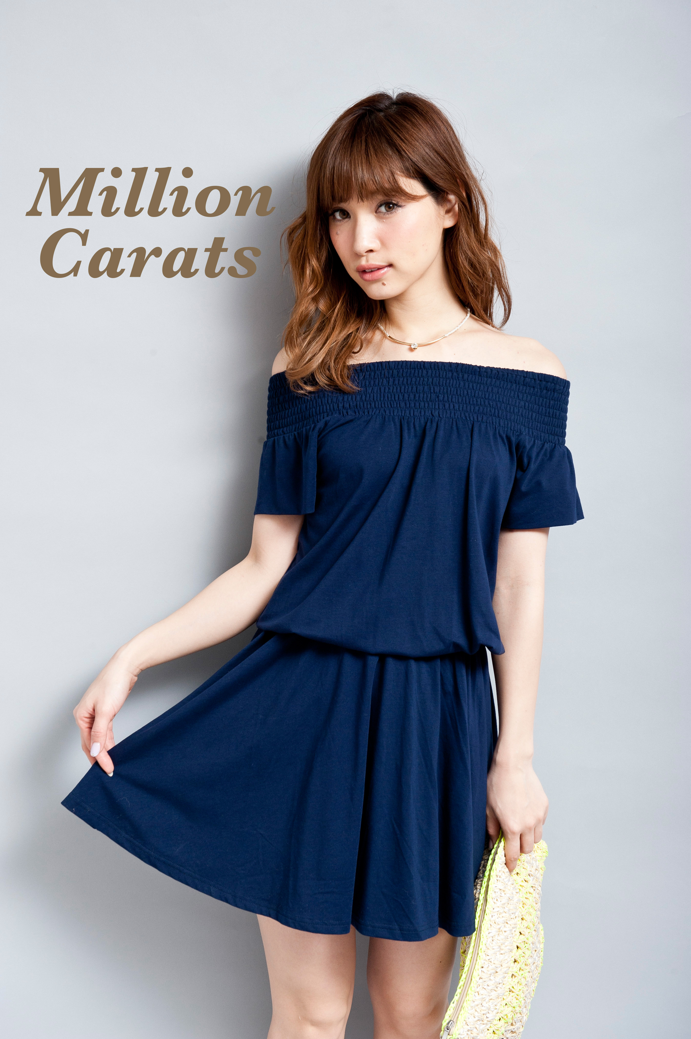 オフショルカットワンピ/Million Carats【ミリオンカラッツ】[品番