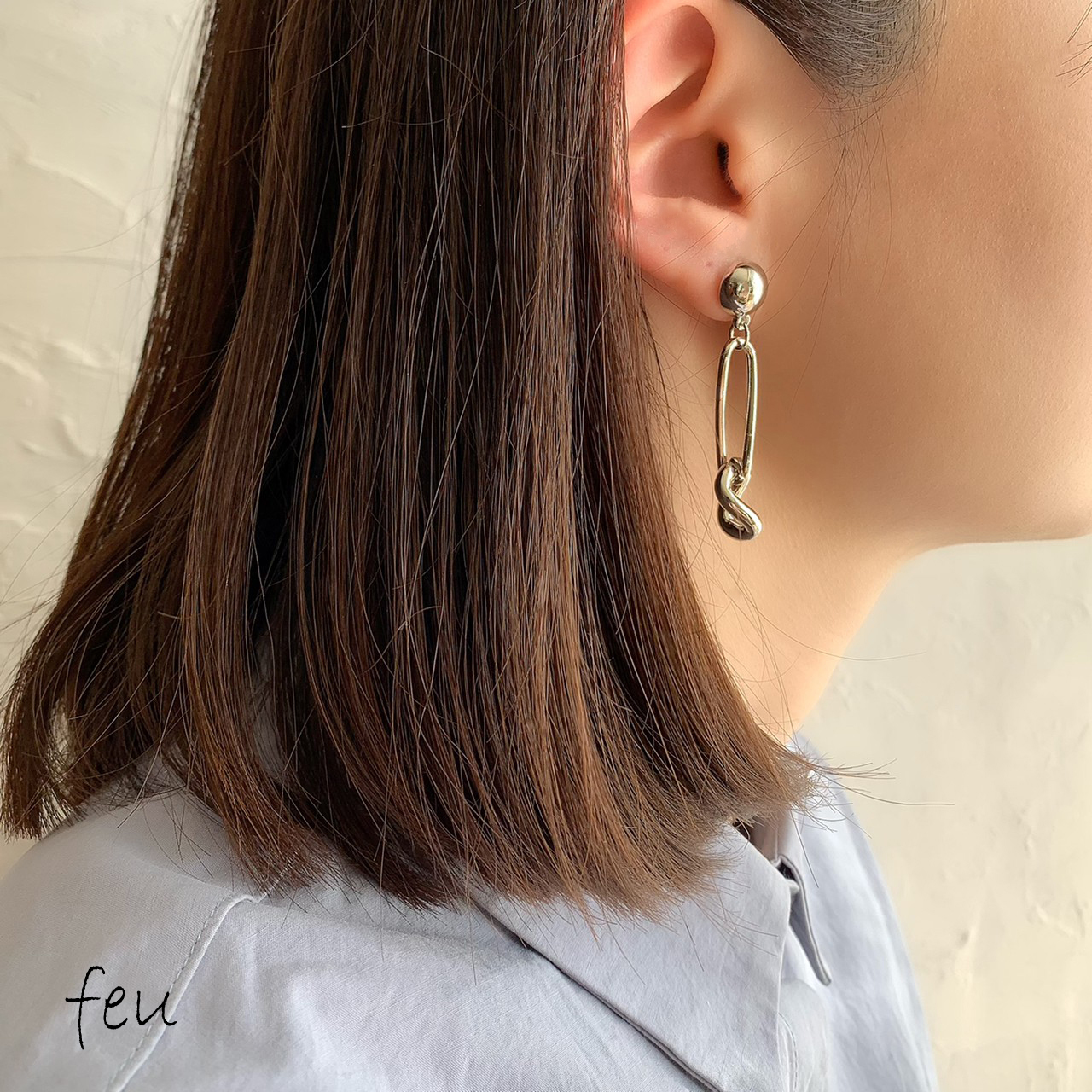 Twist Ring Pierce[品番：FEUW0001425]｜feu（フゥー）のレディース