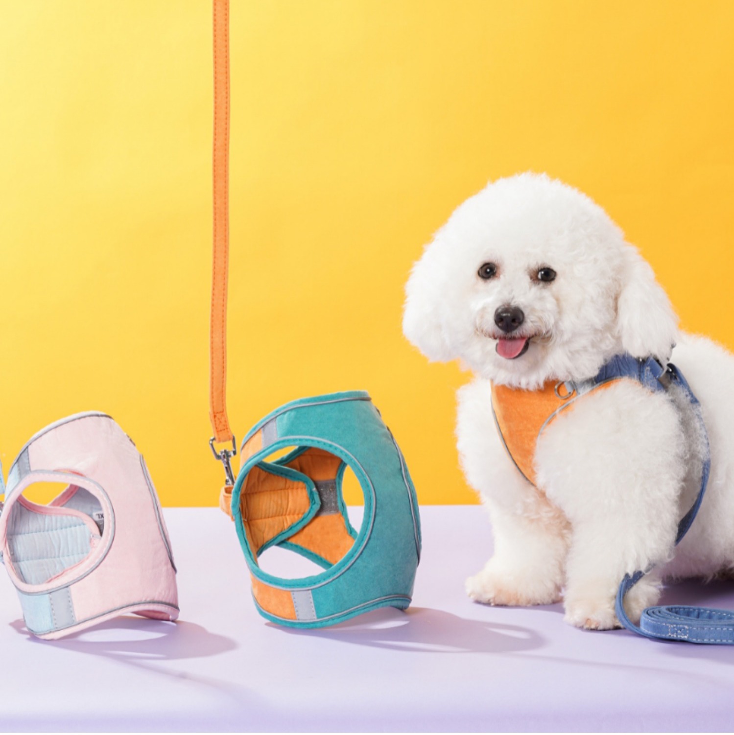 市場 Zunea 犬用 ハーネスリード 調整可能 小型犬 ハーネス かわいい