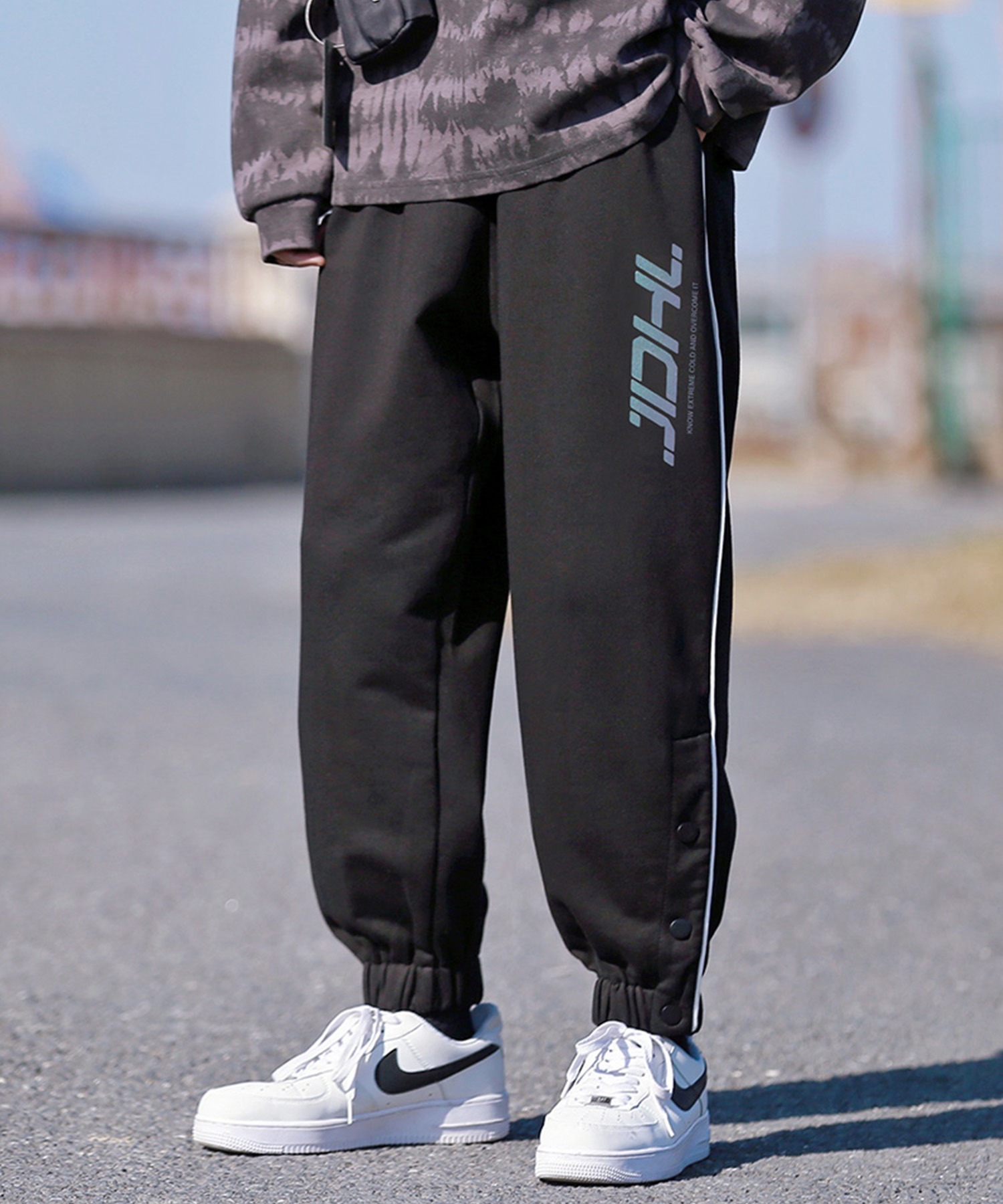 流行のアイテム 人気 2XL 白 韓国 ジョガーパンツ ストリート メンズ トレンド