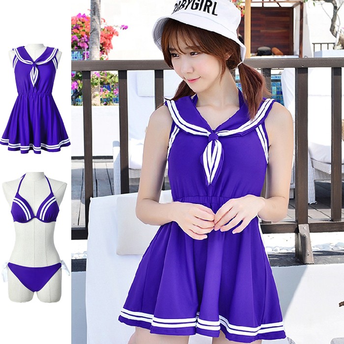 セーラーワンピ付きビキニ 水着 レディース 品番 Xt Aimoha アイモハ のレディースファッション通販 Shoplist ショップリスト