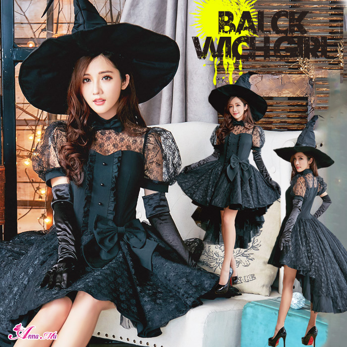 口コミ レビュー ハロウィン コスプレ 魔女 ウィッチ コスプレ 魔法使い コスチューム 大人 レ Anna Mu Japan アンナムージャパン レディースファッション通販shoplist ショップリスト