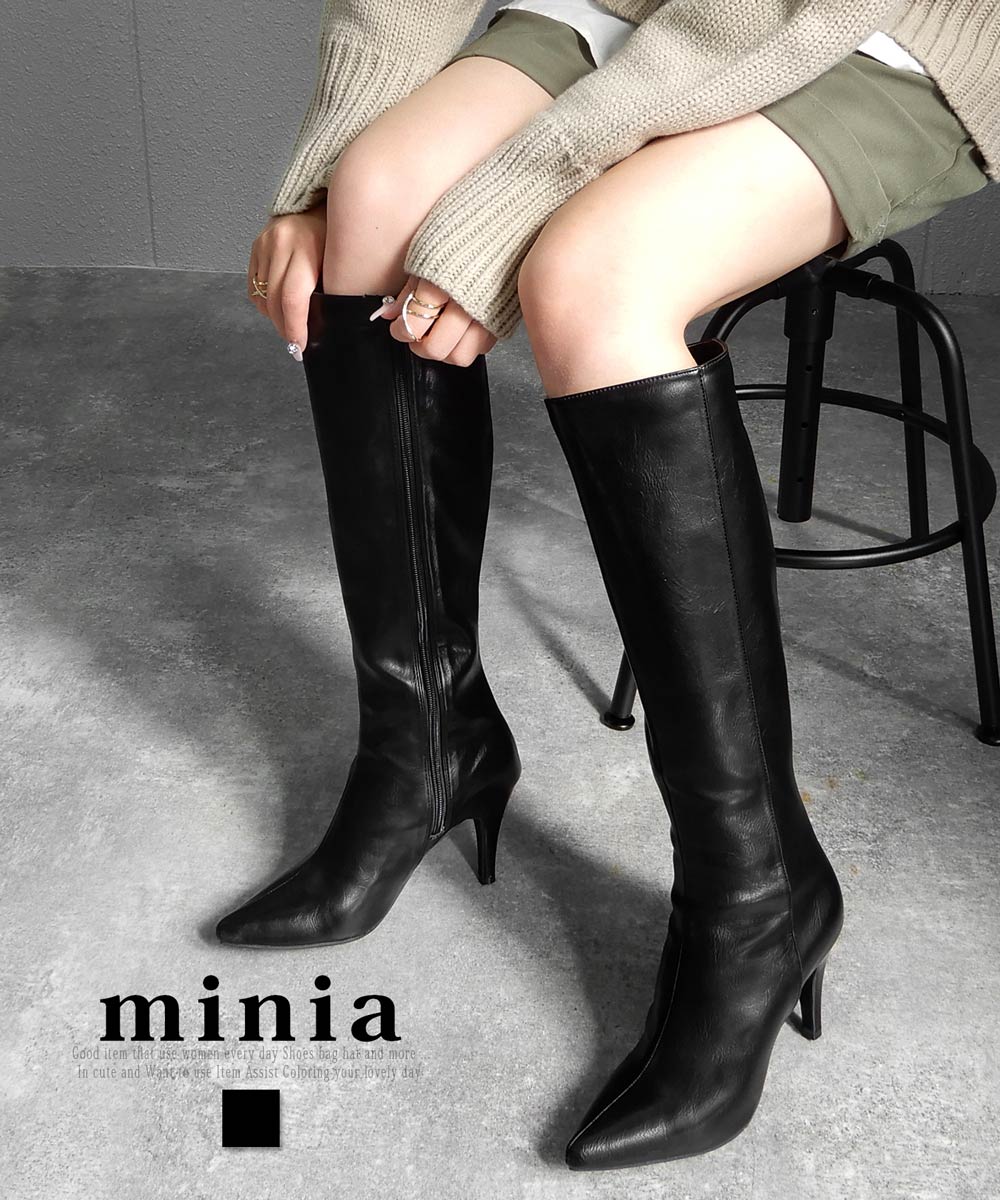 ポインテッドロング 8cmヒール minia[品番：ASNS0000679]｜minia