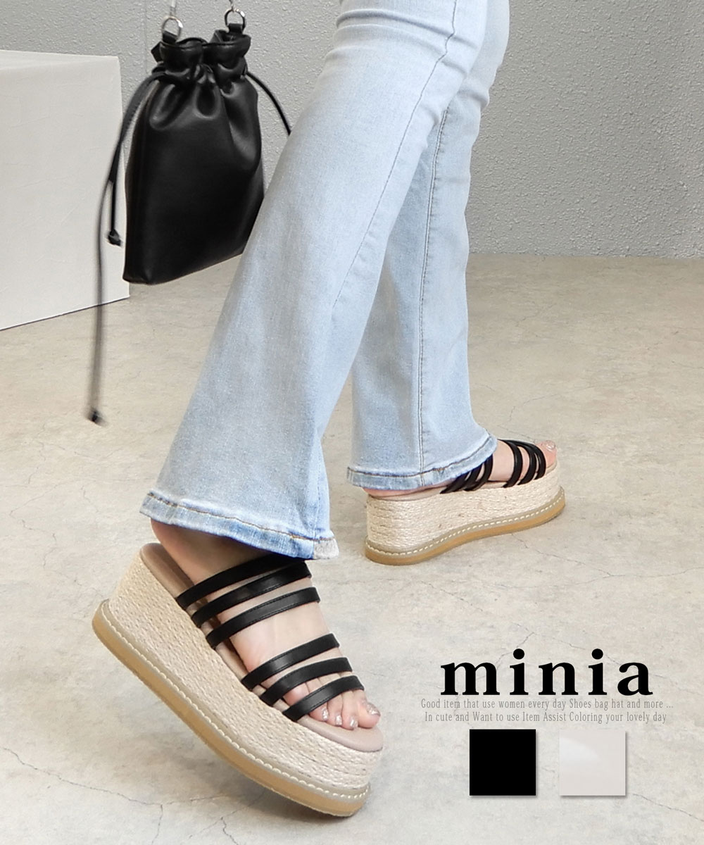 厚底ヘキサラインサンダル 厚底  minia[品番：ASNS0000724]｜minia（ミニア）のレディースファッション通販｜SHOPLIST（ショップリスト）