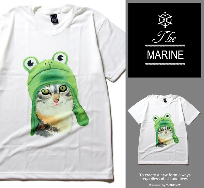 Marine デザインtシャツ カエルと猫mrip09jul16 品番 Tlkm T Link ティーリンク のメンズファッション通販 Shoplist ショップリスト