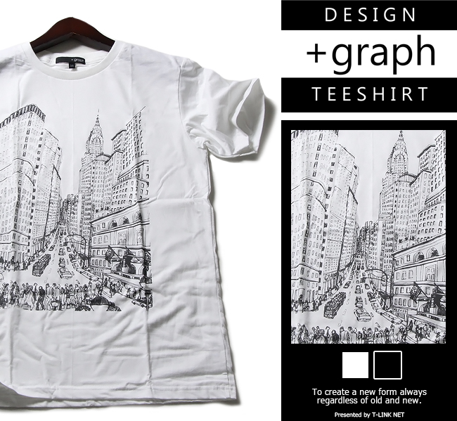 Graph デザインtシャツ Town 品番 Tlkm0000436 T Link ティーリンク のメンズ ファッション通販 Shoplist ショップリスト