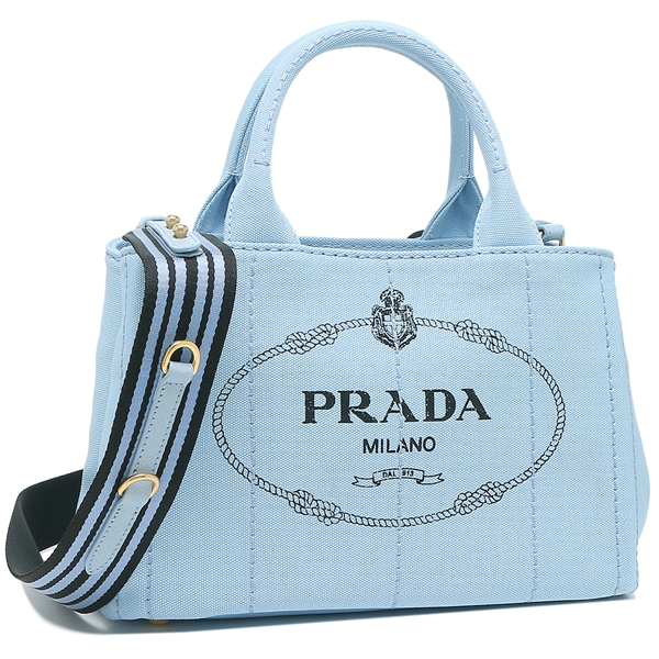 プラダ PRADA カナパ ブルージーンズ トート 大容量 A4 - バッグ