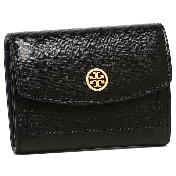 トリーバーチ TORY BURCH 三つ折り財布 ロビンソン ミニ財布 ブラック