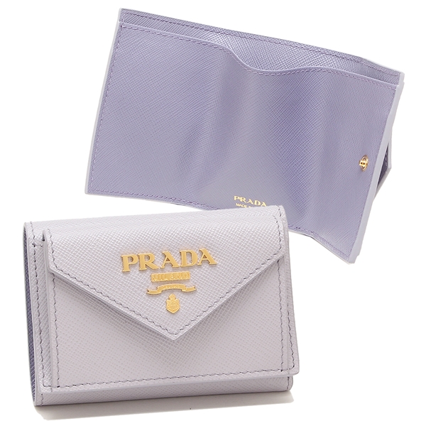 プラダ 三つ折り財布 サフィアーノメタルオロ[品番：AXEB0024616 
