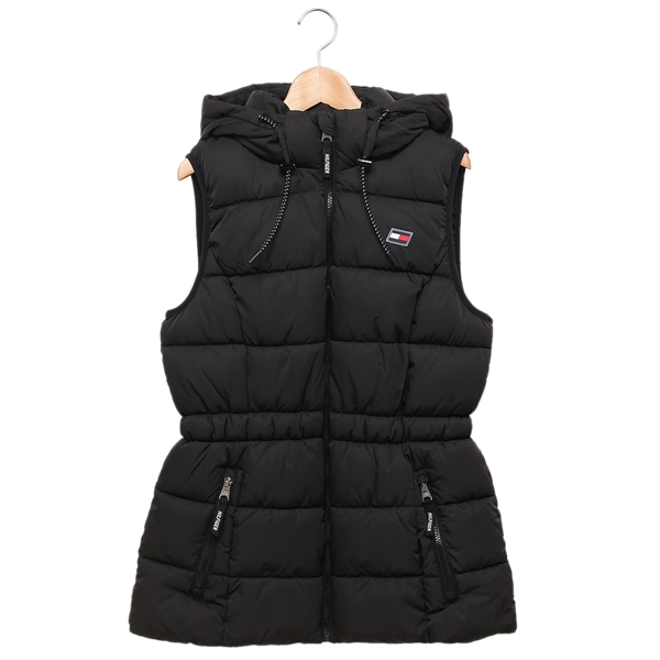 ベスト レディース 前開き トミー TOMMY HILFIGER トミーヒルフィガー 中綿 ベスト フェイクダウン ベスト ロング丈 ベスト  ロングベスト フード付き 防寒 暖かい ジムウェア スポーツウェア 大きいサイズ TP39642V 【あす楽対応】 | ＹＳＫ-Ｓｔｙｌｅ
