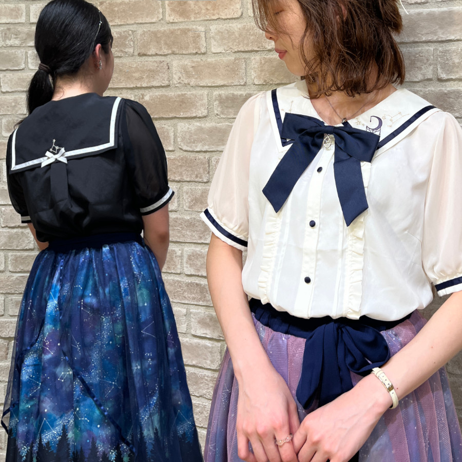 星座刺繍セーラー襟ＢＬ[品番：IGAW0001817]｜axes  femme（アクシーズファム）のレディースファッション通販｜SHOPLIST（ショップリスト）