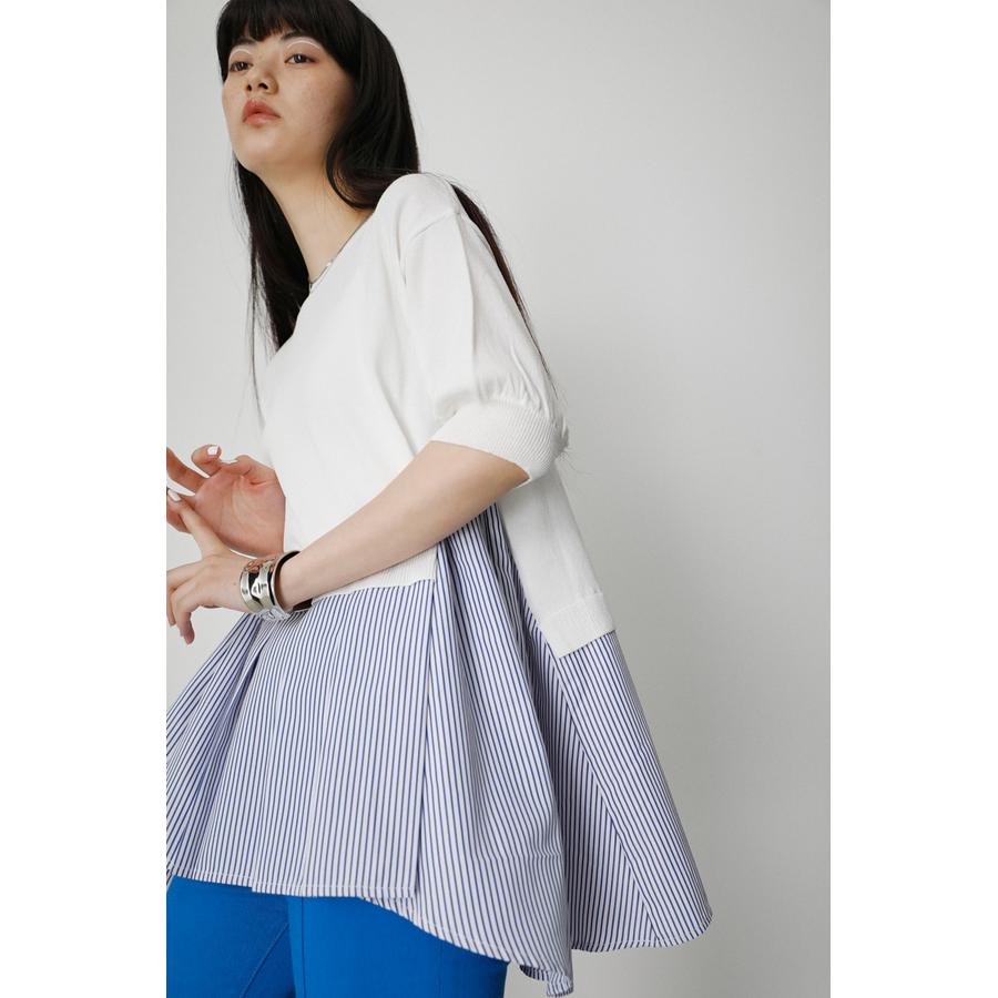 SHIRT DOCKING KNIT TOPS[品番：AZLW0019974]｜AZUL BY MOUSSY