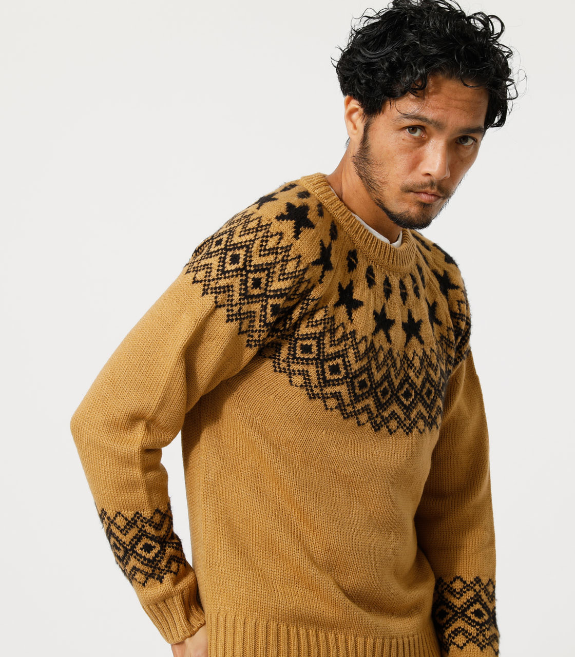 FAIR ISLE STAR KNIT/フェアアイルスターニット[品番：AZLW0016546