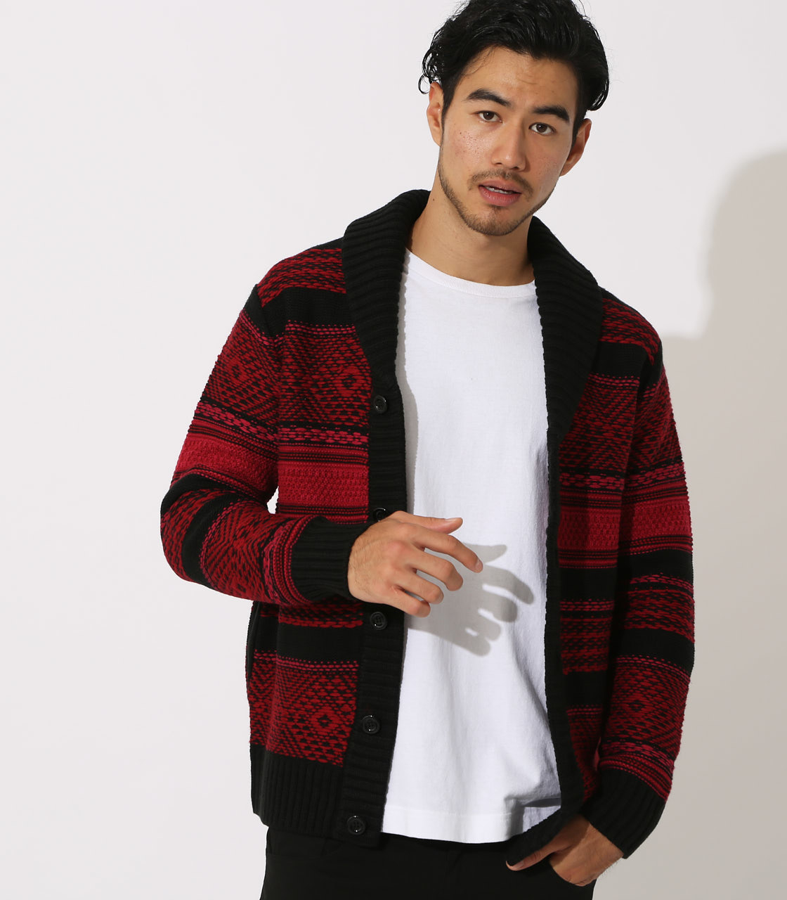 NATIVE SHAWL CARDIGAN/ネイティブショールカーディガン[品番