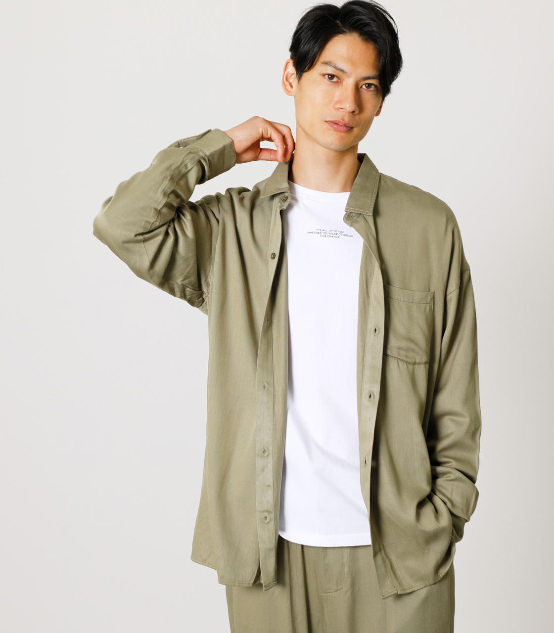 RAYON RELAX SHIRT/レーヨンリラックスシャツ[品番：AZLW0017689