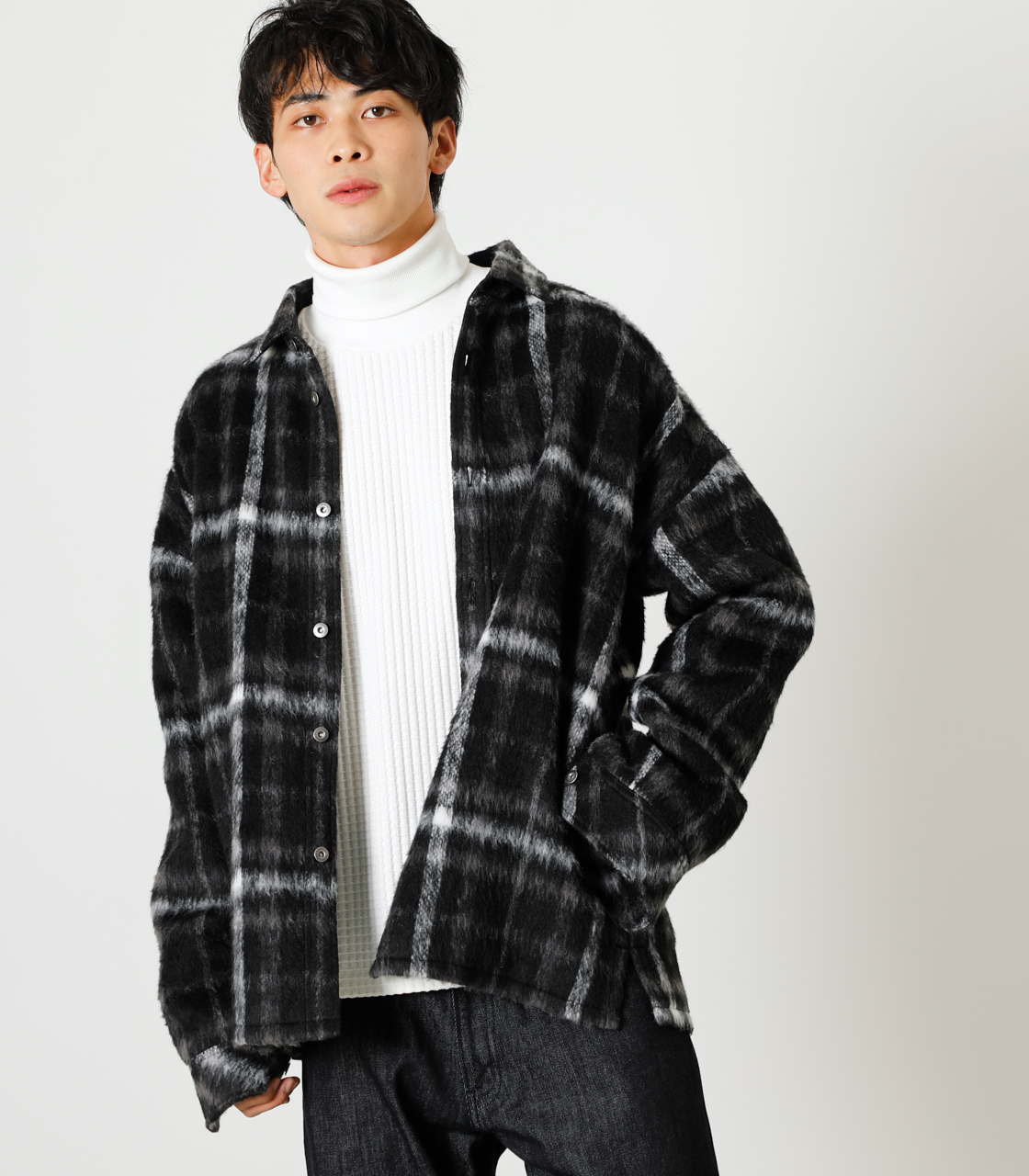 SHAGGY CHECK SHIRT[品番：AZLW0017917]｜AZUL BY MOUSSY（アズール