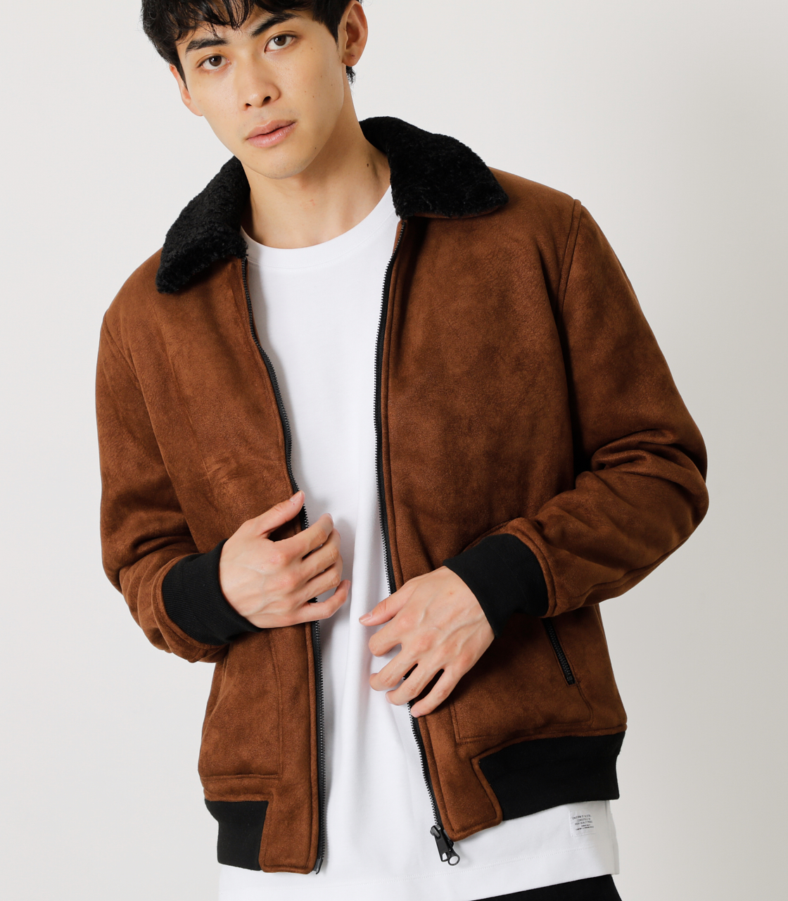 harapeco はらぺこ商店 Color Suede blouson（harapeco はらぺこ