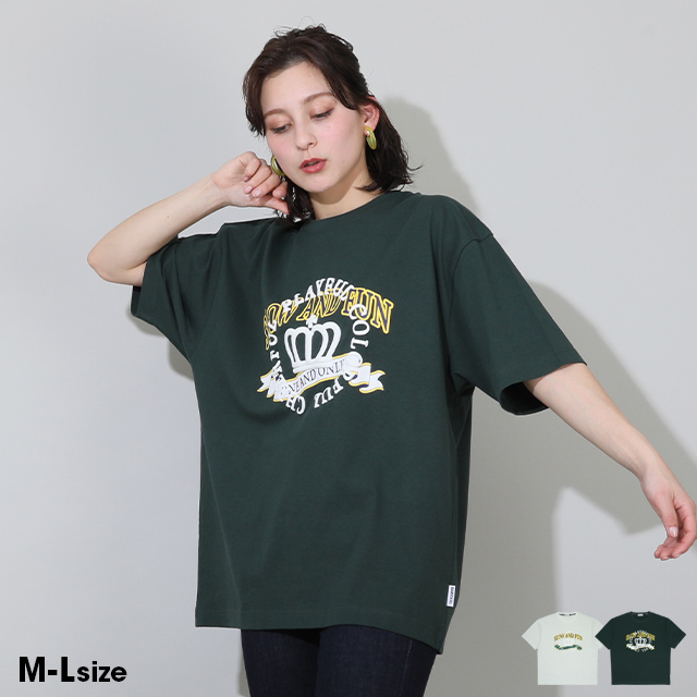 エンブレムロゴTシャツ 9582A 【大人 メンズ レディース 半袖】[品番 