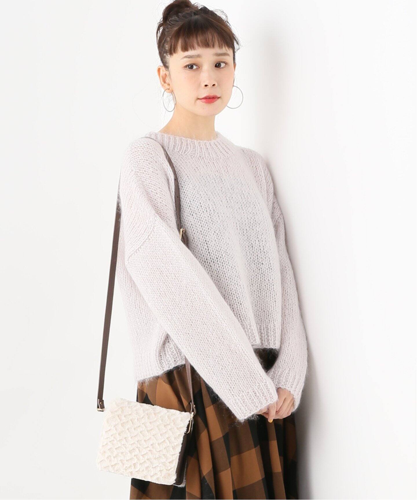 HANDKNITモヘアプルオーバー[品番：BYCW0000158]｜B.C STOCK（ベーセー