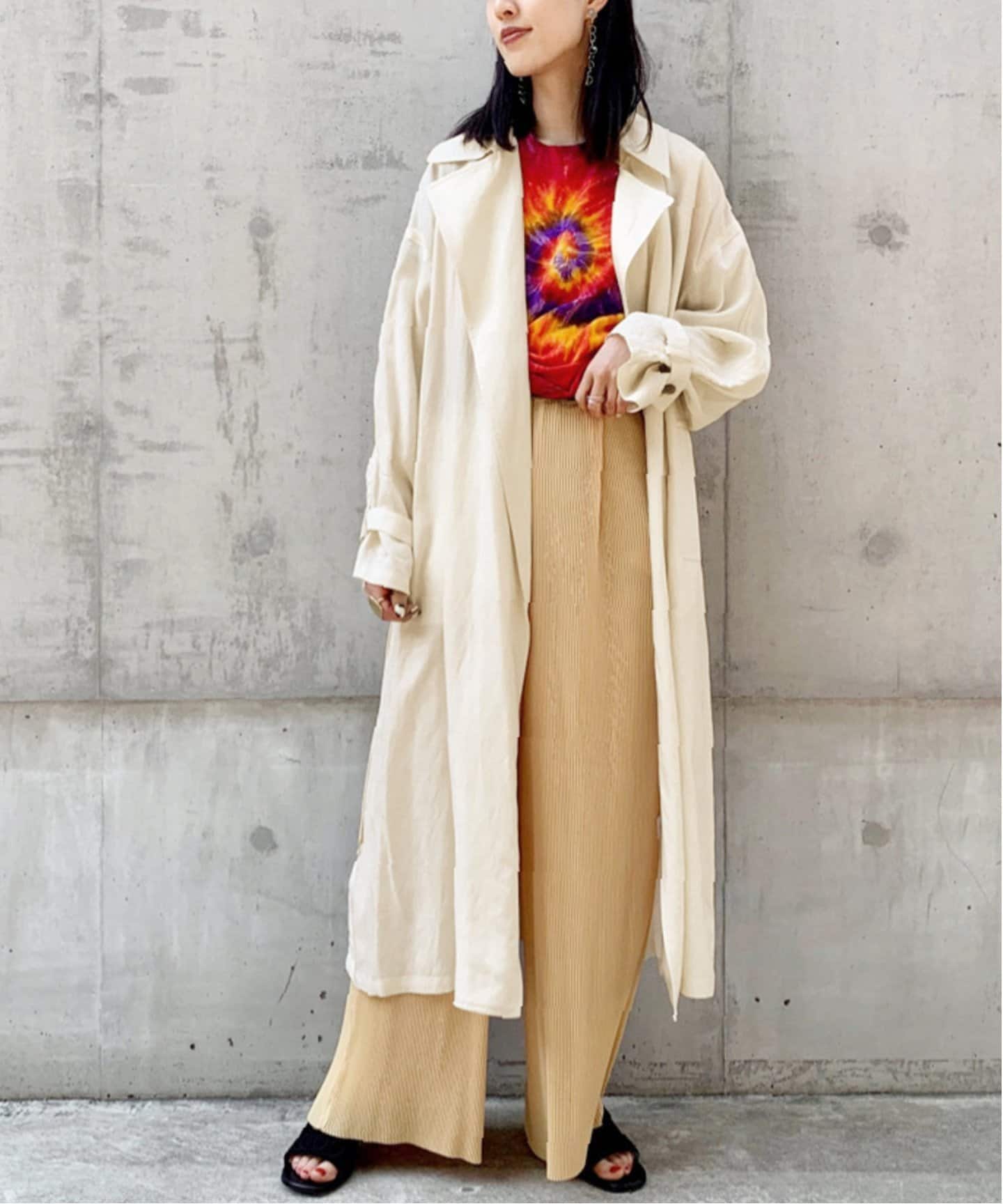 美品　JOURNAL STANDARD　ゆったり羽織り　スラックチェスターコート 美品JOURNAL STANDARDゆったり羽織りスラックチェスターコート