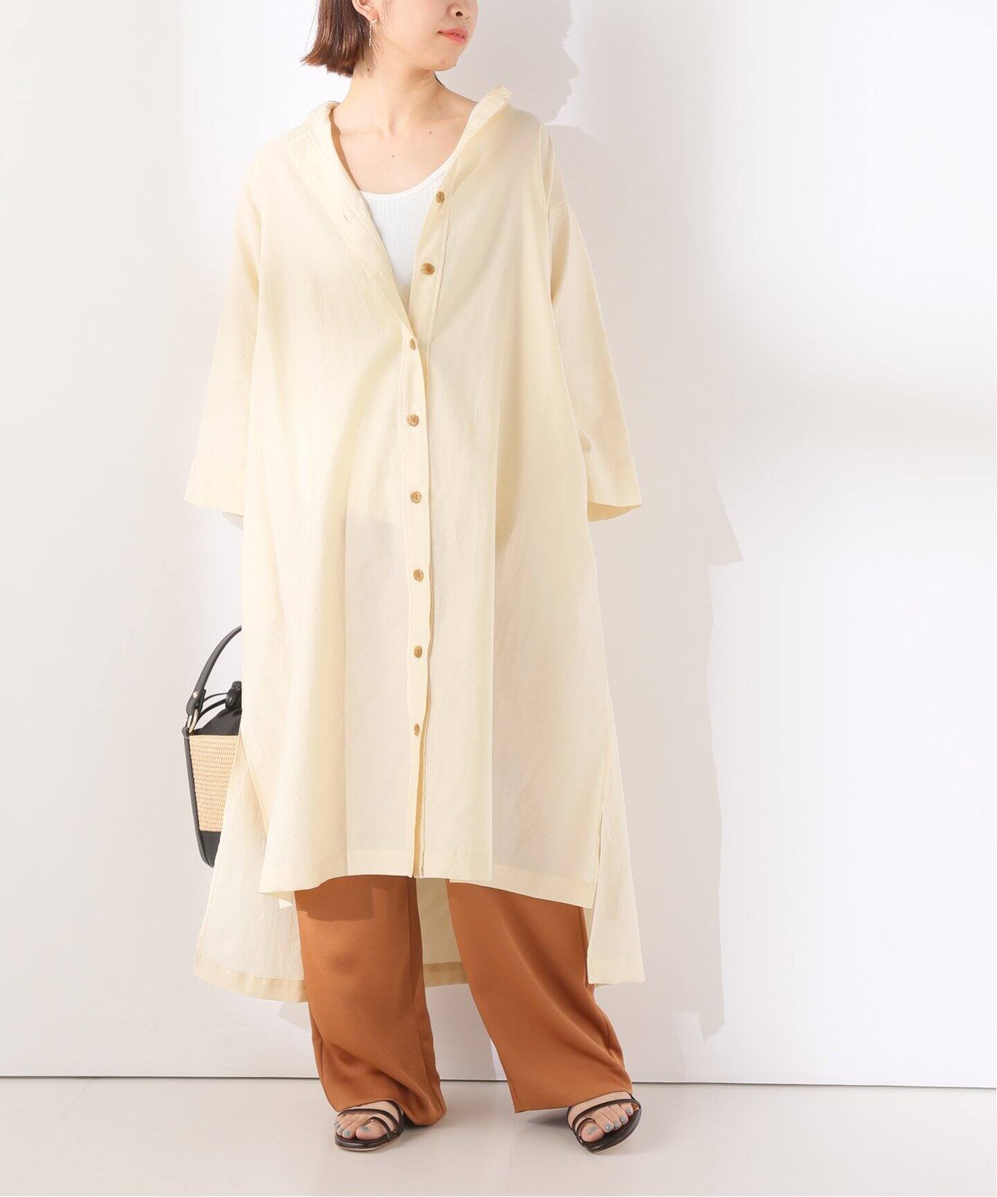 [Spick and Span]MANTECO C/Nyツイルシャツワンピース[品番：BYCW0003927]｜B.C  STOCK（ベーセーストック）のレディースファッション通販｜SHOPLIST（ショップリスト）