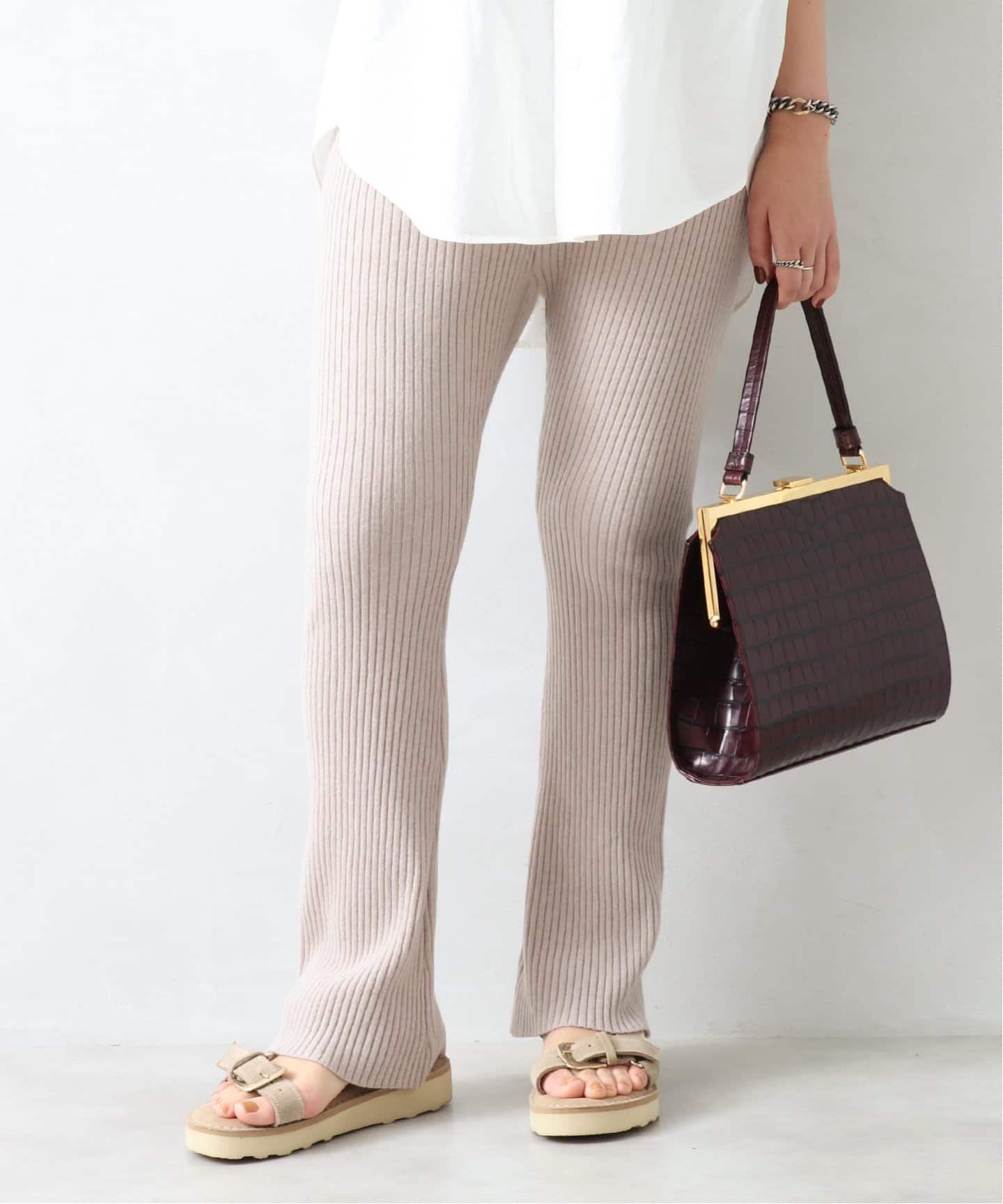 Plage】イタリアヤーン リブ パンツ◇[品番：BYCW0004616]｜B.C  STOCK（ベーセーストック）のレディースファッション通販｜SHOPLIST（ショップリスト）