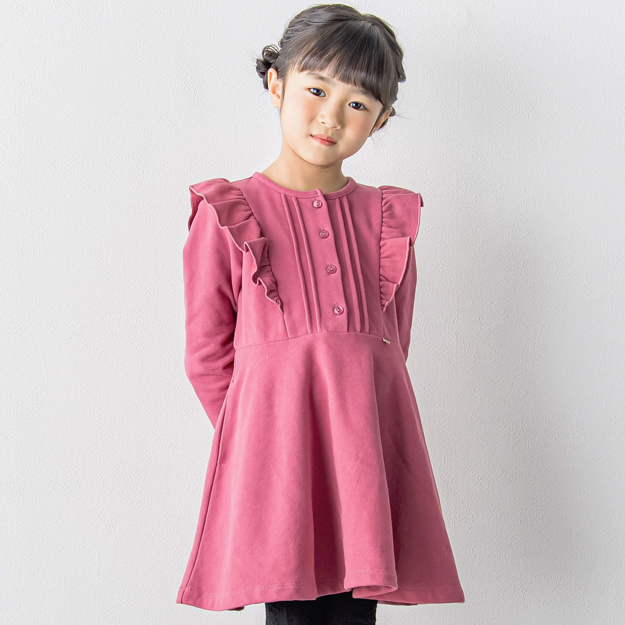 タックフリルワンピース(95~150cm)[品番：BEBK0007702]｜BeBe Petits