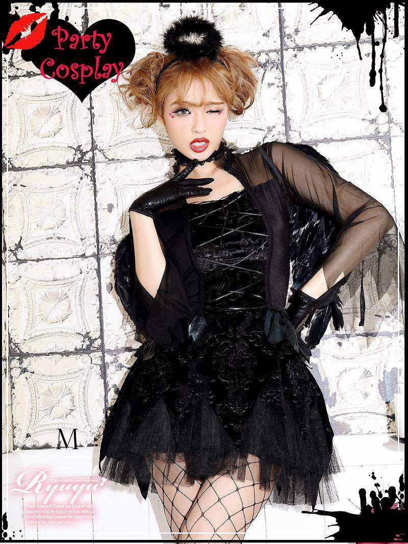 悪魔コスチューム 悪魔 コスプレ プレゼント 悪魔コスチューム 黒 レース 悪魔の