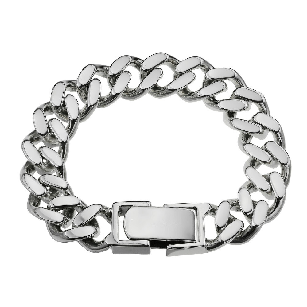 14mm2面カット喜平ブレスレット[品番：CTRA0003483]｜シルバーアクセサリーBinich  （シルバーアクセサリービニッチ）のメンズファッション通販｜SHOPLIST（ショップリスト）