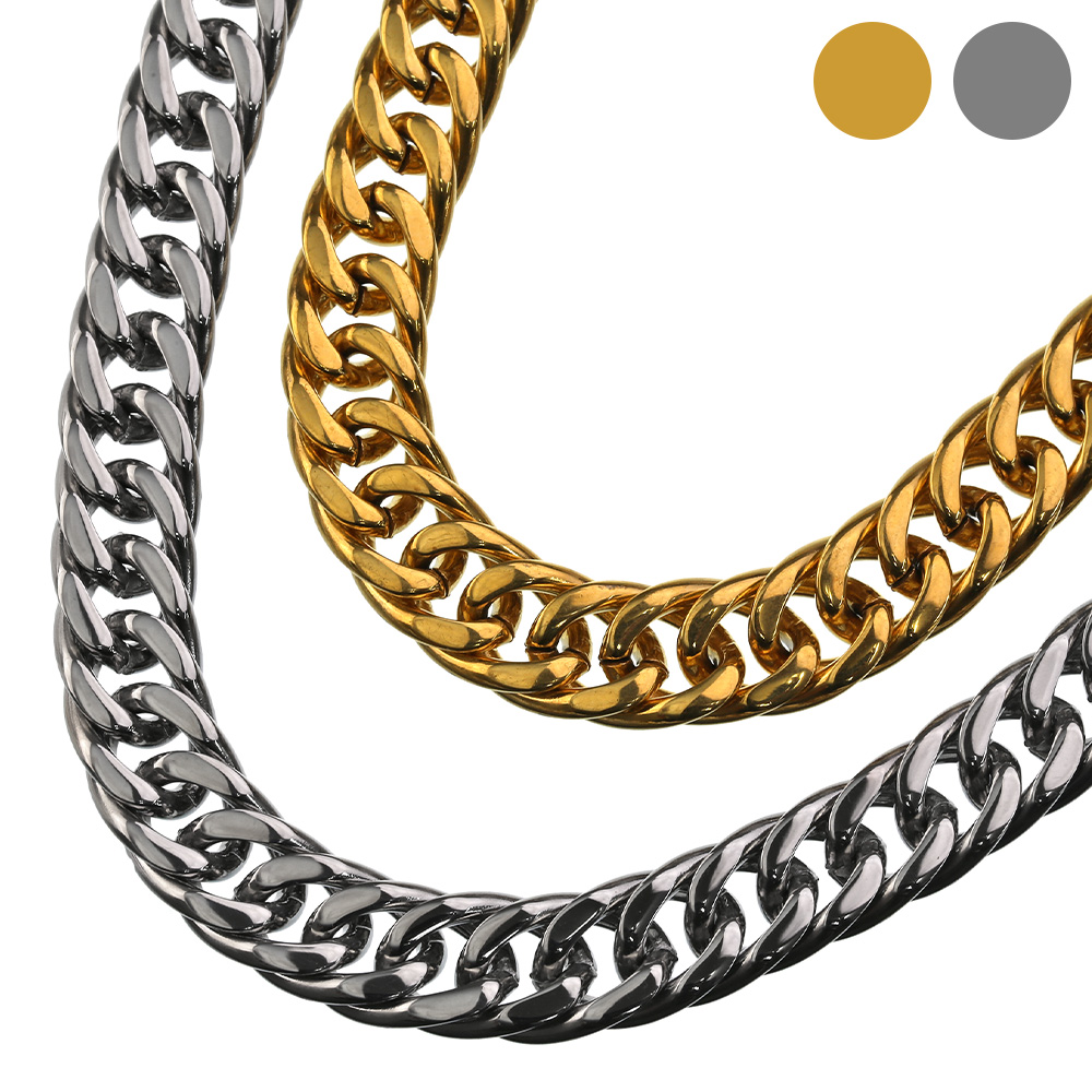 10mm2面カット喜平チェーンネックレスHIPHOPB系Binichビニッチ[品番：CTRA0003198]｜シルバーアクセサリーBinich  （シルバーアクセサリービニッチ）のメンズファッション通販｜SHOPLIST（ショップリスト）