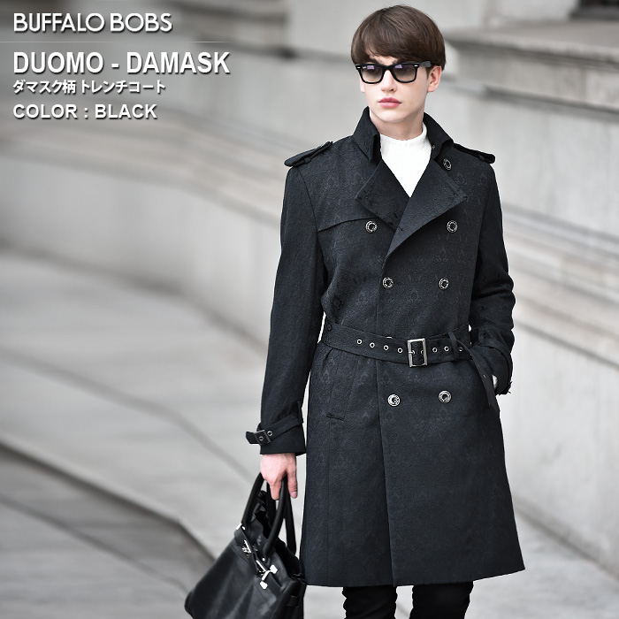 DUOMO DAMASKダマスク柄 トレンチ[品番：BFLM0000506]｜BUFFALO  BOBS（バッファローボブズ）のメンズファッション通販｜SHOPLIST（ショップリスト）