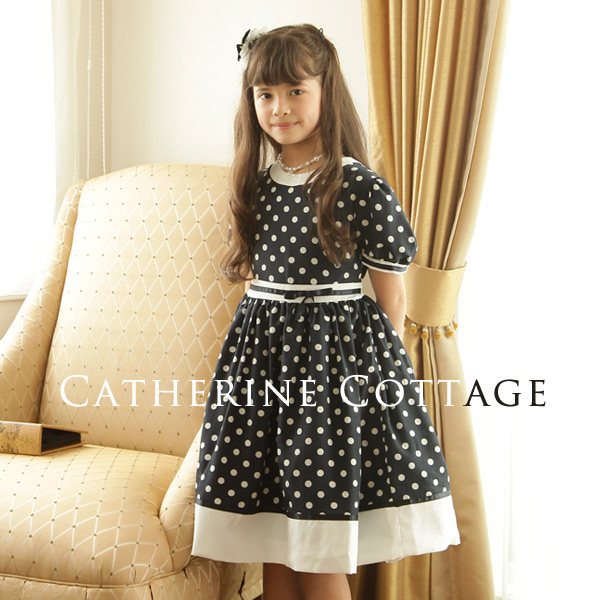 ワンピース 水玉プリント オフ切替ワンピース 子供服 品番 Catk Catherine Cottage キャサリンコテージ のキッズファッション通販 Shoplist ショップリスト