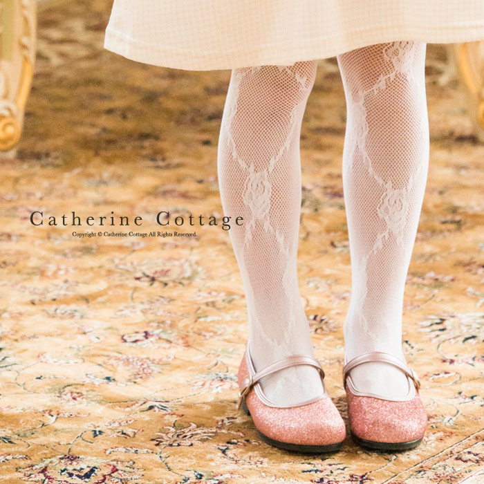 タイツ 子供 格子ローズ女の子 品番 Catk Catherine Cottage キャサリンコテージ のキッズファッション通販 Shoplist ショップリスト