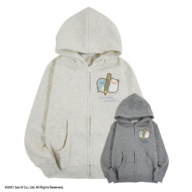 すみっコぐらし 子供 キッズ パーカー 裏起毛 スウェット[品番：YSDW0001692]｜CharaBasket【KIDS】（キャラバスケット）の キッズファッション通販｜SHOPLIST（ショップリスト）