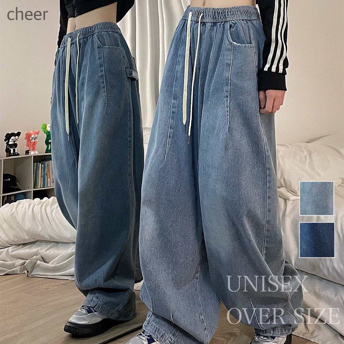 リラックスデニムバギーパンツ 春  夏[品番：CROW0001002]｜CHEER【WOMEN】（チアー）のレディースファッション通販｜SHOPLIST（ショップリスト）