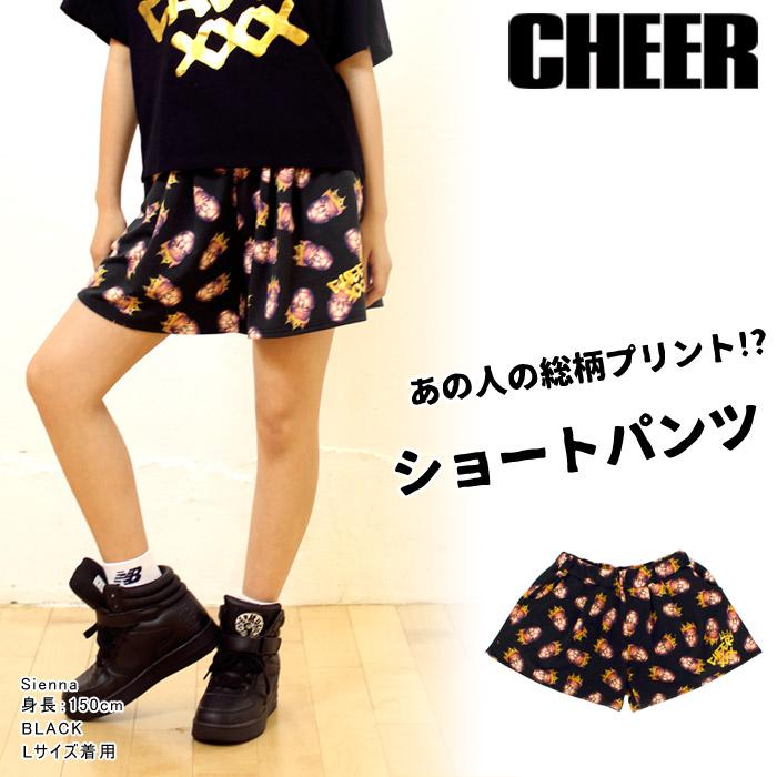 チア ショートパンツ あの人の総柄[品番：CROW0000227]｜CHEER