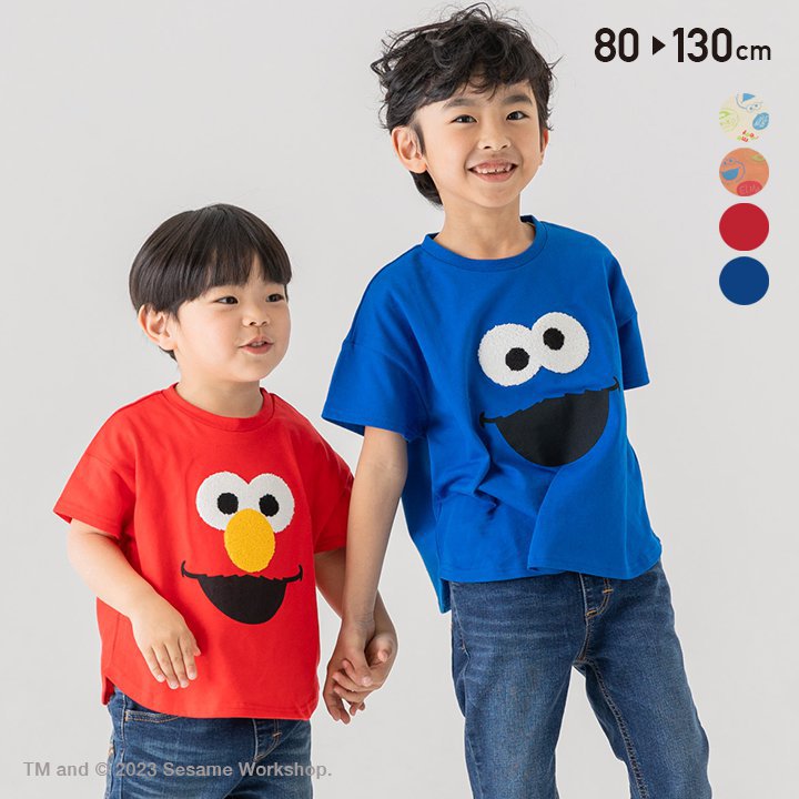 子供服 セサミストリート 半袖Tシャツ[品番：HU000003601]｜chil2