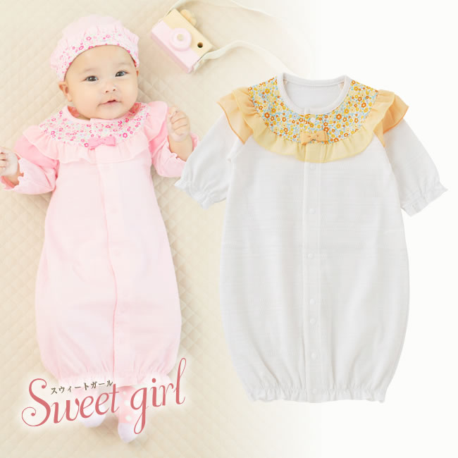 スウィートガール 新生児 ベビー服 品番 Lb Chucklebaby チャックルベビー のキッズファッション通販 Shoplist ショップリスト