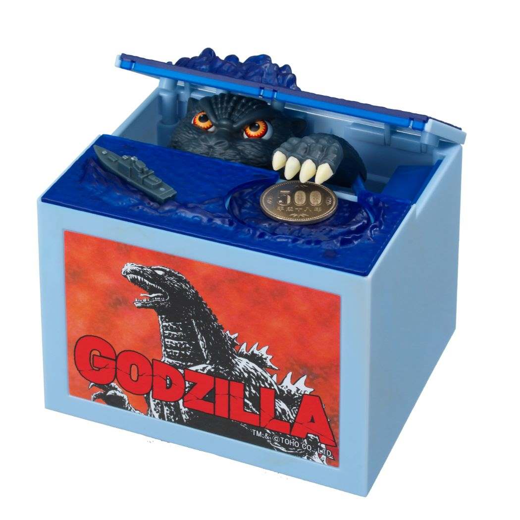 GODZILLA ゴジラ 映画公開記念オリジナルゴジラ貯金箱 ○入手