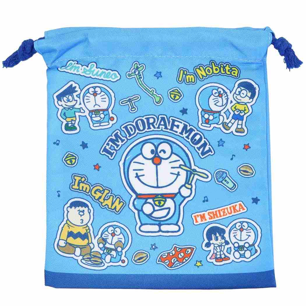 アイムドラえもん 巾着袋 きんちゃくポーチ [品番：BREW0024871]｜cinemacollection【KIDS】（シネマコレクション）のキッズファッション通販｜SHOPLIST（ショップリスト）