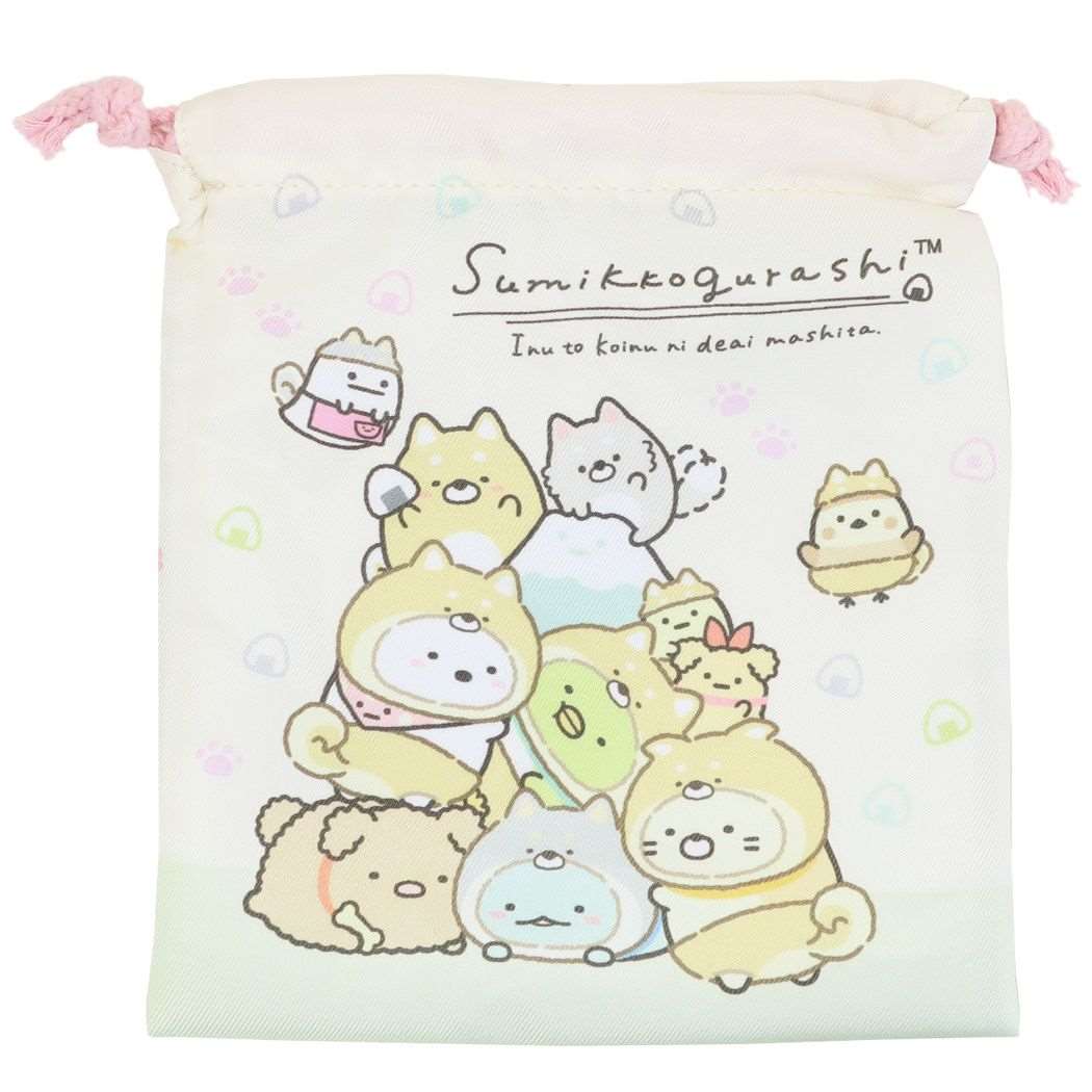 すみっコぐらし 巾着袋 きんちゃくポーチ [品番：BREW0024877]｜cinemacollection【KIDS】（シネマコレクション）のキッズファッション通販｜SHOPLIST（ショップリスト）