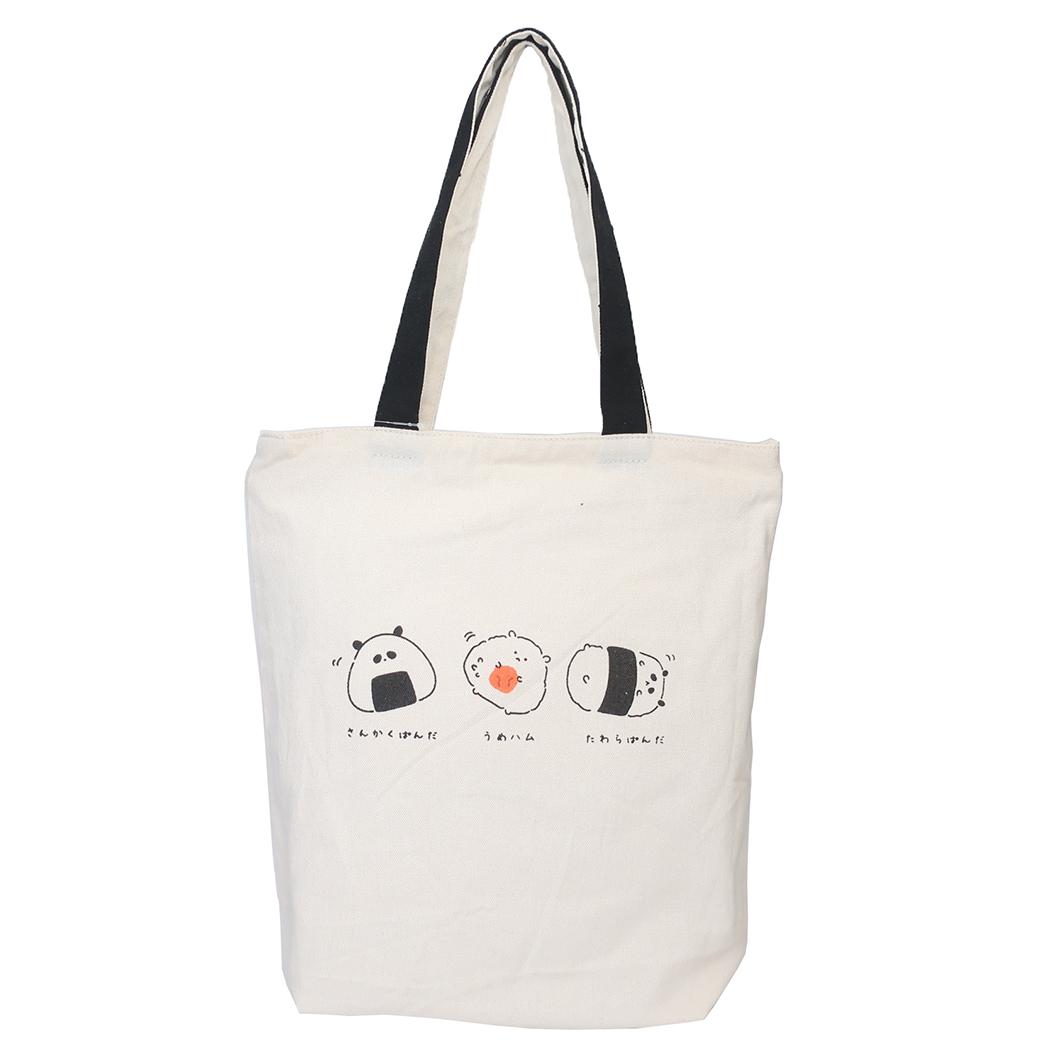 ちゃ様☆1枚5円～☆パンダちゃん手さげ袋 （トートバッグ ファスナー 