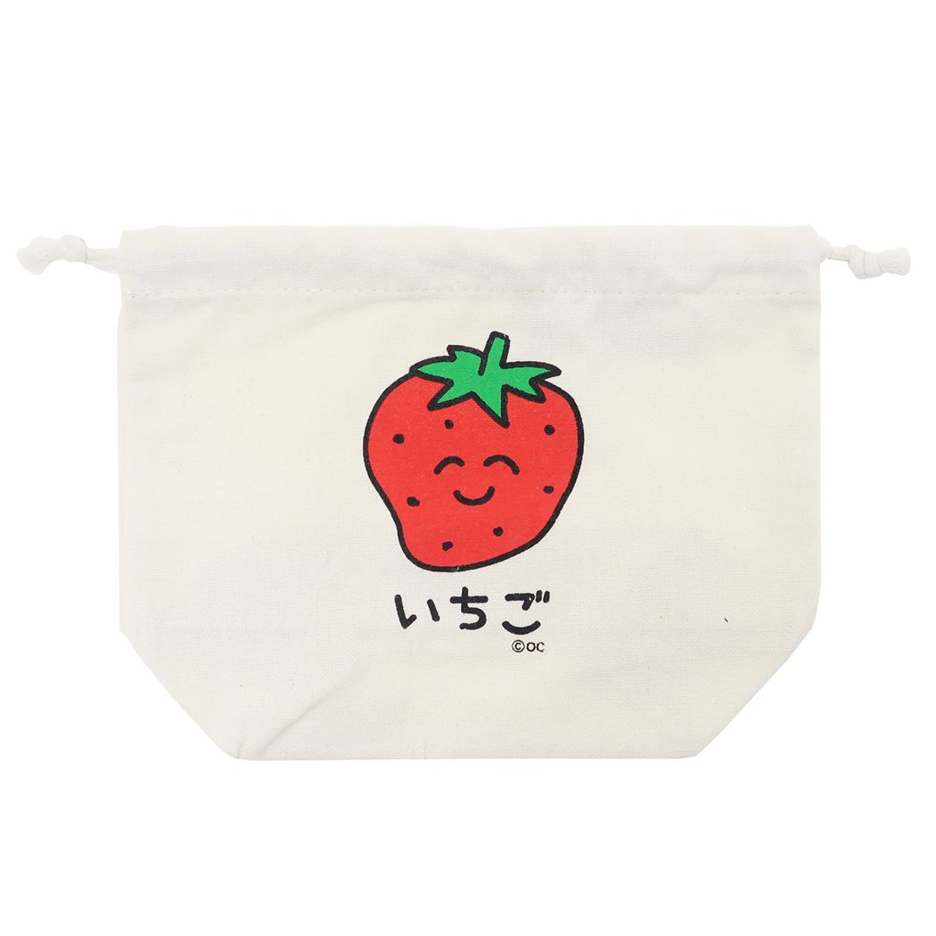 巾着袋 マチ付ききんちゃくポーチ いちごさん オクタニ 小物入れ  グッズ[品番：BREW0099186]｜cinemacollection（シネマコレクション）のレディースファッション通販｜SHOPLIST（ショップリスト）