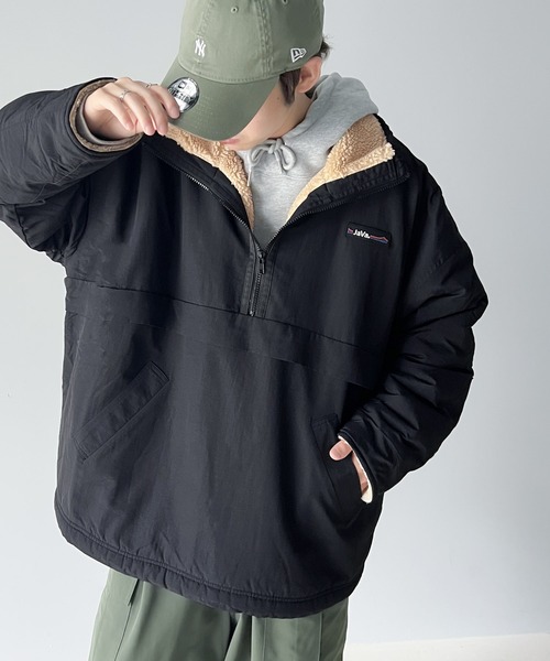 韓国 ノースフェイス ナイロン ボア リバーシブル ジャケット 異素材 Lサイズ