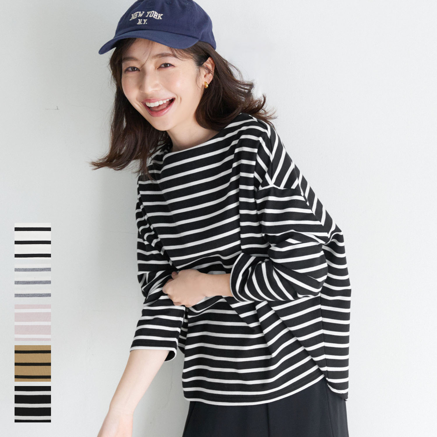 ボーダーボートネックtシャツ 品番 Pa Coca コカ のレディースファッション通販 Shoplist ショップリスト